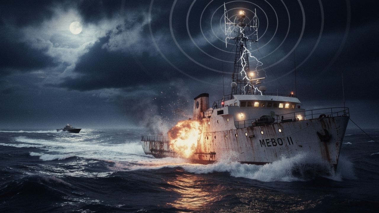 Der Bombenanschlag auf die Mebo II: Spionage-Thriller auf See und seine musikalischen Echos