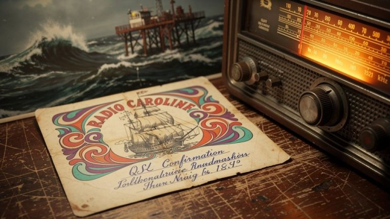QSL-Karten von Piratensendern: Die begehrtesten Sammlerstücke der Radiogeschichte