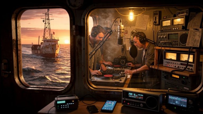 Das Erbe der Seesender im heutigen Radio: Wie Piraten die Musikwelt veränderten