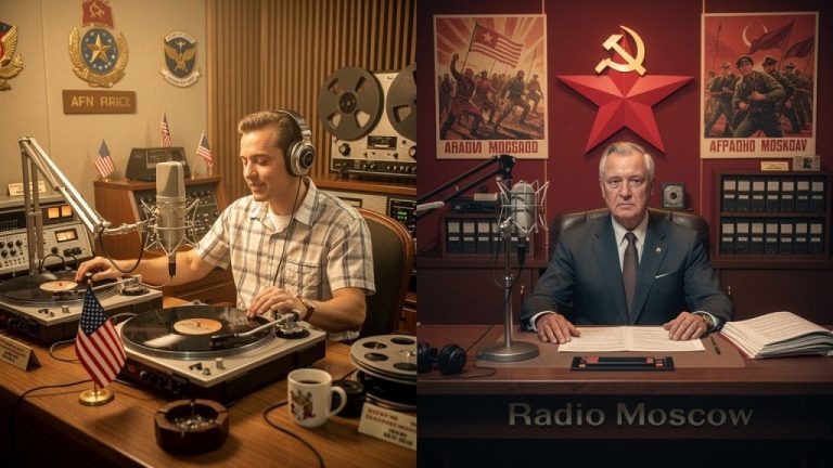 Der Kalte Krieg im Radio: AFN vs. Radio Moskau – Wie Musik zur Waffe wurde