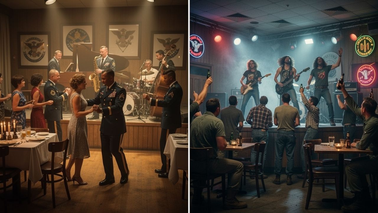 Die Trennung von Offiziers- und Mannschafts-Clubs: Musikalischer Einfluss auf die Oldie-Szene
